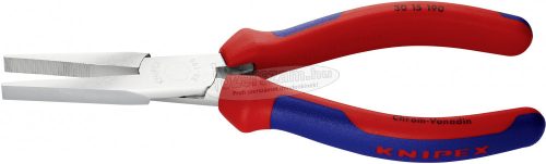 KNIPEX Laposfogó hosszúcsőrű, krómozott fej, kétkomponensű nyél 190mm 30 15 190