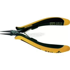   BERNSTEIN ESD Kerekcsőrű fogó, 130mm, EUROline-Conductive 3-681-15