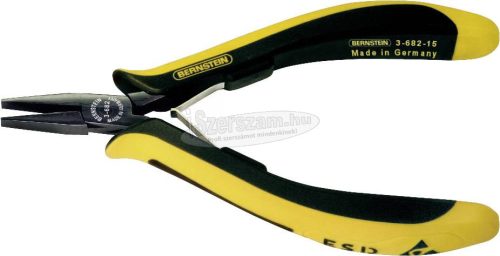 BERNSTEIN Lapos fogó, 130mm, EUROline-Conductive 3-682-15 3-682-15