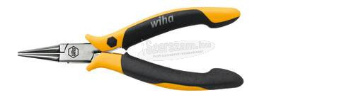 WIHA Professional ESD műszerész kerek csőrű fogó Kerek, rövid pofák 120mm, 4 3/4" 26804