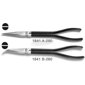 HAZET Lapos kerek fogó hajlított csőrrel 280mm 1841B-280