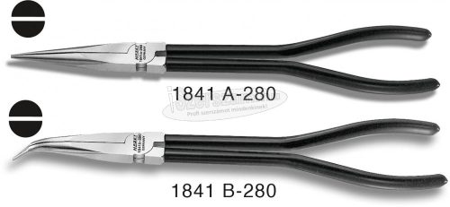 HAZET Lapos kerek fogó hajlított csőrrel 280mm 1841B-280