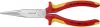 KNIPEX szigetelt fél-kerekcsőrű fogó hosszú csőrű 200mm 1000V VDE gólyacsőr fogó 26 16 200 SB