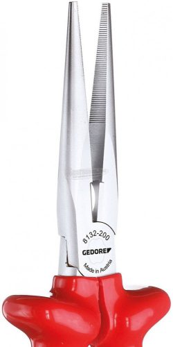GEDORE szigetelt félkerekcsőrű fogó 200mm 1000V VDE 8132-200 6721650