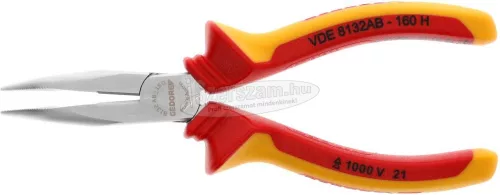 GEDORE szigetelt félkerekcsőrű fogó 160mm 1000V VDE 8132 AB-160 H 1552139