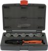 TOOLCRAFT Racsnis krimpelő fogó sarukhoz, érintkezőkhöz, 5db cserélhető betéttel 430461