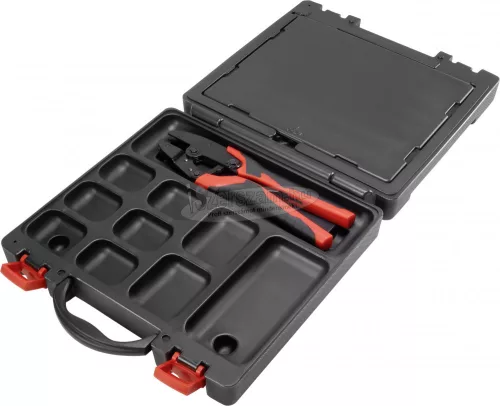TOOLCRAFT Racsnis krimpelőfogó, krimpelő betét nélkül 1423556 1423549