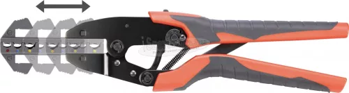 TOOLCRAFT Racsnis krimpelőfogó, krimpelő betét nélkül 1423556 1423549