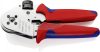 KNIPEX Négy tüskés sajtoló fogó csavart érintkezőkhöz, krómozott, 97 52 63