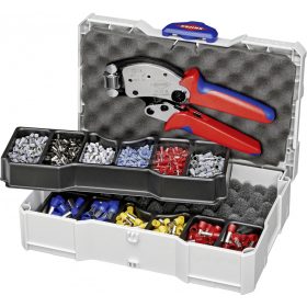   KNIPEX Twistor 16 97 90 13 Krimpelő készlet Érvéghüvelyek 0,14-16mm² 97 90 13