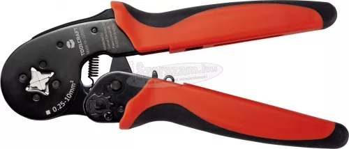 TOOLCRAFT Önbeálló krimpelőfogó tűs érintkezőkhöz 0,25 ,,, 10mm², TO-6851883