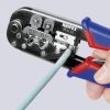 KNIPEX Krimpelő fogó 250mm, KOAX-, BNC-, TNC-összekötő 97 52 10 SB
