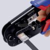 KNIPEX Krimpelő fogó 250mm, KOAX-, BNC-, TNC-összekötő 97 52 10 SB