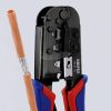 KNIPEX Krimpelő fogó 250mm, KOAX-, BNC-, TNC-összekötő 97 52 10 SB
