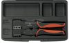 TOOLCRAFT Racsnis krimpelő fogó sarukhoz, érintkezőkhöz 818644 2-IN-1 818644