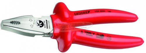 GEDORE szigetelt erővágó kombinált fogó 160mm 1000V VDE 8250-160 1429582 