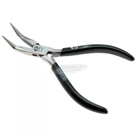   C.K precíziós hegyes fogó, 180mm recézve behajlított pofával T3769