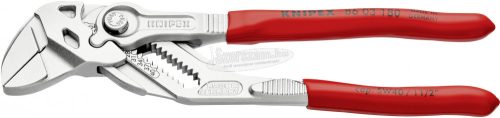 KNIPEX Fogókulcs, párhuzamos pofákkal, PVC nyél, krómozott 180mm 86 03 180 SB