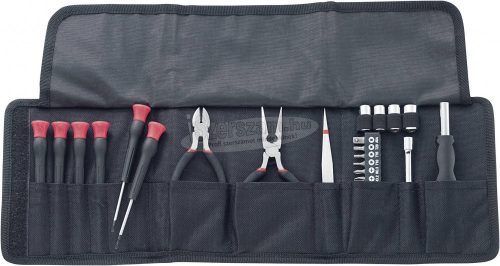 BASETECH Elektronikai szerelő készlet táskában 25 részes 814492