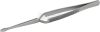 BERGER & SCHRÖTER Kereszt csipesz, fogazott, bordázott nyéllel 160mm 800341