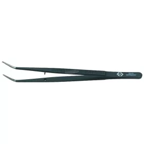   C.K Univerzális csipesz 150mm enyhén lekerekített heggyel, fekete bevonattal T2315