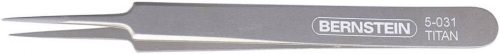 BERNSTEIN Tűhegyes titán csipesz, precíziós műszerész csipesz 110mm hosszú 5-031 5-031