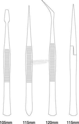 BASETECH Csipesz készlet, 4 részes, BT-2108046