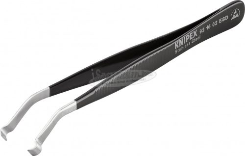 KNIPEX 92 16 02 ESD Pozícionáló ESD csipesz 1db Tompa 120mm 92 16 02 ESD