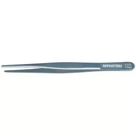   BERNSTEIN Titán csipesz 145mm, egyenes, kerek, széles, finom fogazással, 5-036