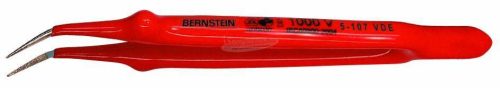 BERNSTEIN VDE szigetelt műszerész csipesz 22b-forma 150mm, hajlított, nikkelezett hegy 1000V 5-107 VDE