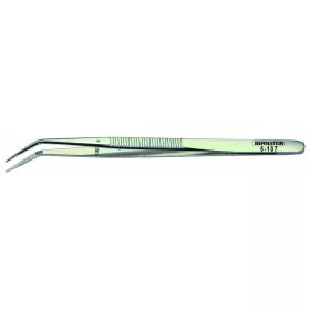   BERNSTEIN Műszerész csipesz 22b-forma 150mm, hajlított, nikkelezett hegy 5-107