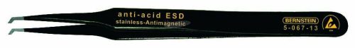 BERNSTEIN TOOLS ESD SMD csipesz 120mm, hajlított 45°, 2mm széles, 5-067-13 5-067-13