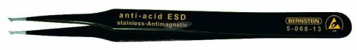 BERNSTEIN TOOLS ESD SMD csipesz 120mm, hajlított, 1,6mm széles, 5-068-13 5-068-13