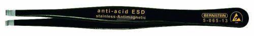 BERNSTEIN ESD SMD csipesz -forma 120mm, egyenes, fogó mélyedéssel, 0,8x3mm, 5-065-13 5-065-13