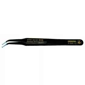   BERNSTEIN ESD SMD csipesz 8b-forma 120mm, hajlított 30°, 2,5mm széles SA 5-066-13
