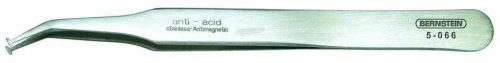 BERNSTEIN SMD csipesz 8b-forma 120mm, hajlított 30°, 2,5mm széles SA 5-066