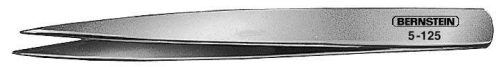 BERNSTEIN Nikkelezett csipesz egyenes/finom/hegyes heggyel, 110mm, 5-125 5-125