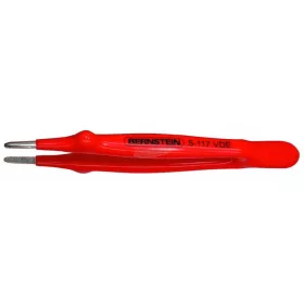   BERNSTEIN VDE szigetelt nikkelezett műszerész csipesz 40-forma 145mm 1000V egyenes/kerek/széles 5-117 VDE