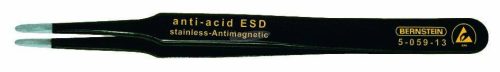 BERNSTEIN ESD SMD csipesz 2a-forma 120mm, lapos, kerek, 2mm-es heggye SA 5-059-13