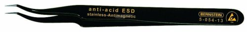 BERNSTEIN TOOLS ESD SMD csipesz 120mm, sarló alakú, nagyon hegyes, 5-054-13 5-054-13