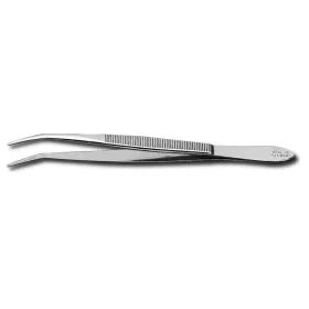DONAU ELEKTRONIK Hajlított hegyes csipesz, 120mm, PZ2