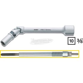 HAZET Gyújtógyertya kulcs 8mm 5/16" 3/8" 4760-2
