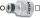 HAZET Adapter belső négyszögről 1/2" belső hatszögre 5/16" 2250-5