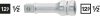HAZET Toldószár 1/2" 76mm 917-3