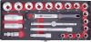 TOOLCRAFT 22 részes Dugókulcs készlet, 10mm (3/8) 826373
