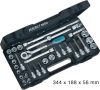 HAZET Dugókulcs + rátűzőkulcs készlet 3/8" 32 részes 885N
