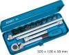 HAZET rátűzőkulcs készlet, 1/2" 5-19mm 12 részes 985