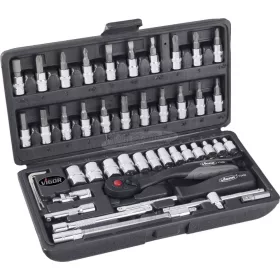   VIGOR Dugókulcs készlet 6,3mm (1/4"), 46 részes, V2414 V2414