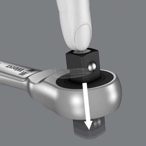 WERA 8100 SC 7 Racsnis dugókulcs készlet, króm-molibdén 1/2" Zyklop Metal 05004077001