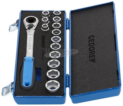 GEDORE dugókulcs készlet 1/2" 6szög 14 részes 10-24mm 19 SKU-20 2521563